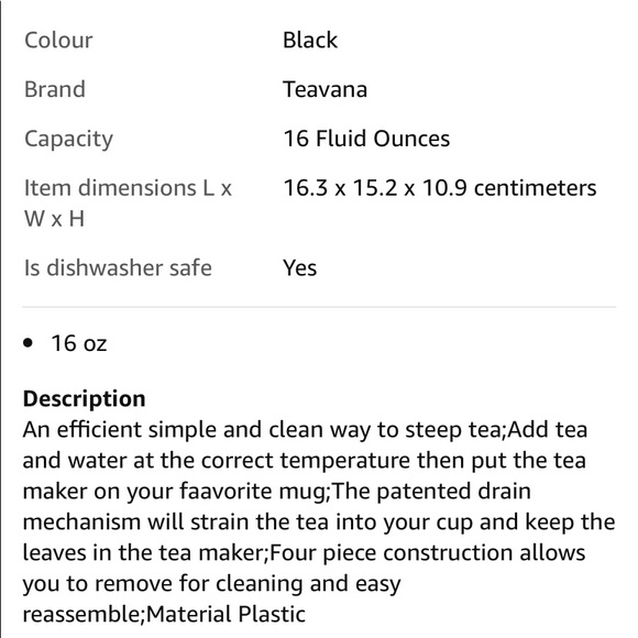 Teavana Perfectea Maker - Picture 6 of 6